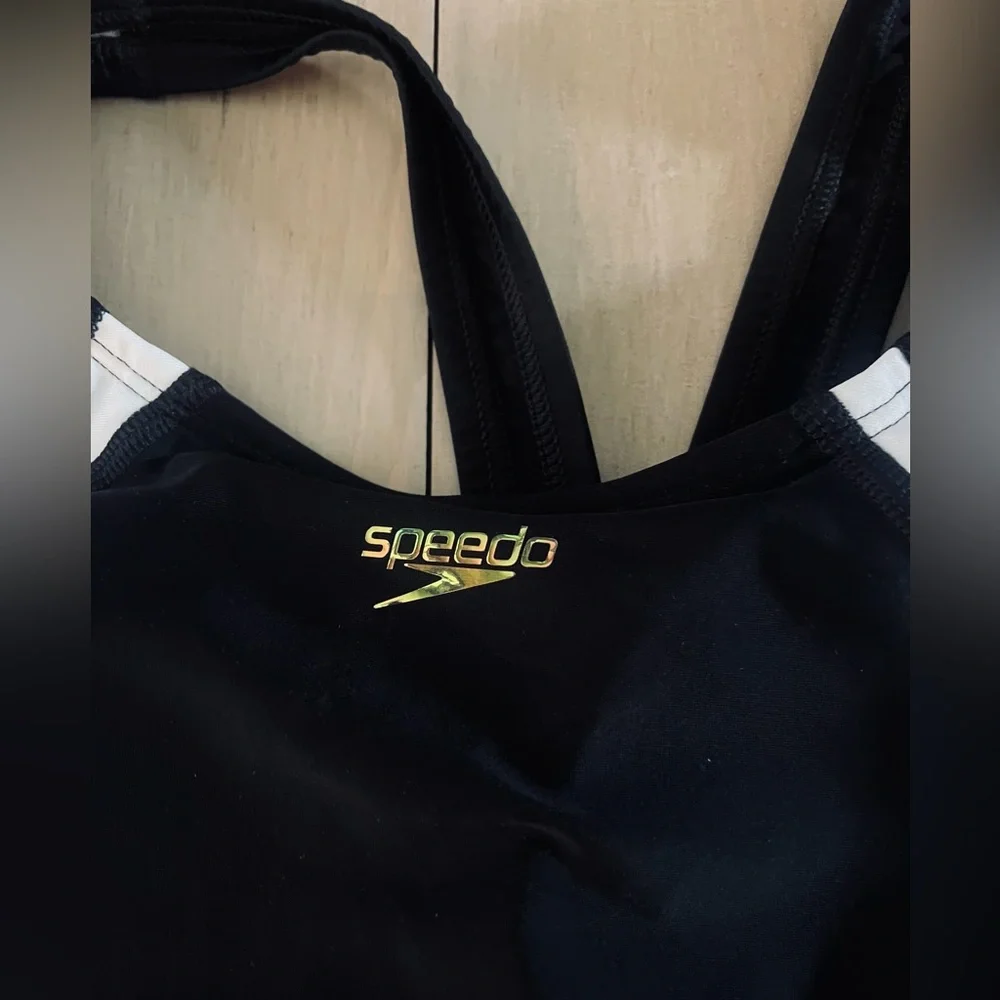 Speedo Quantum Fusion Splice Swimsuit for Women Black Athletic  Size 4 NWT